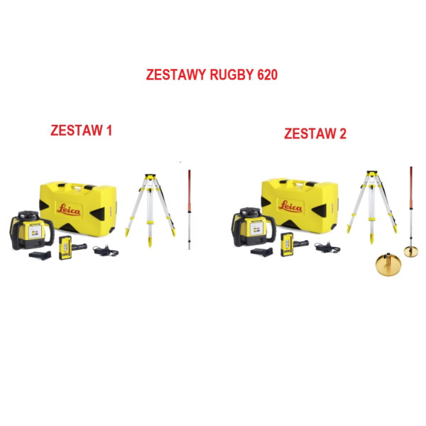 Niwelator Laserowy Rugby Zestaw Rugby Z Detektorem Re